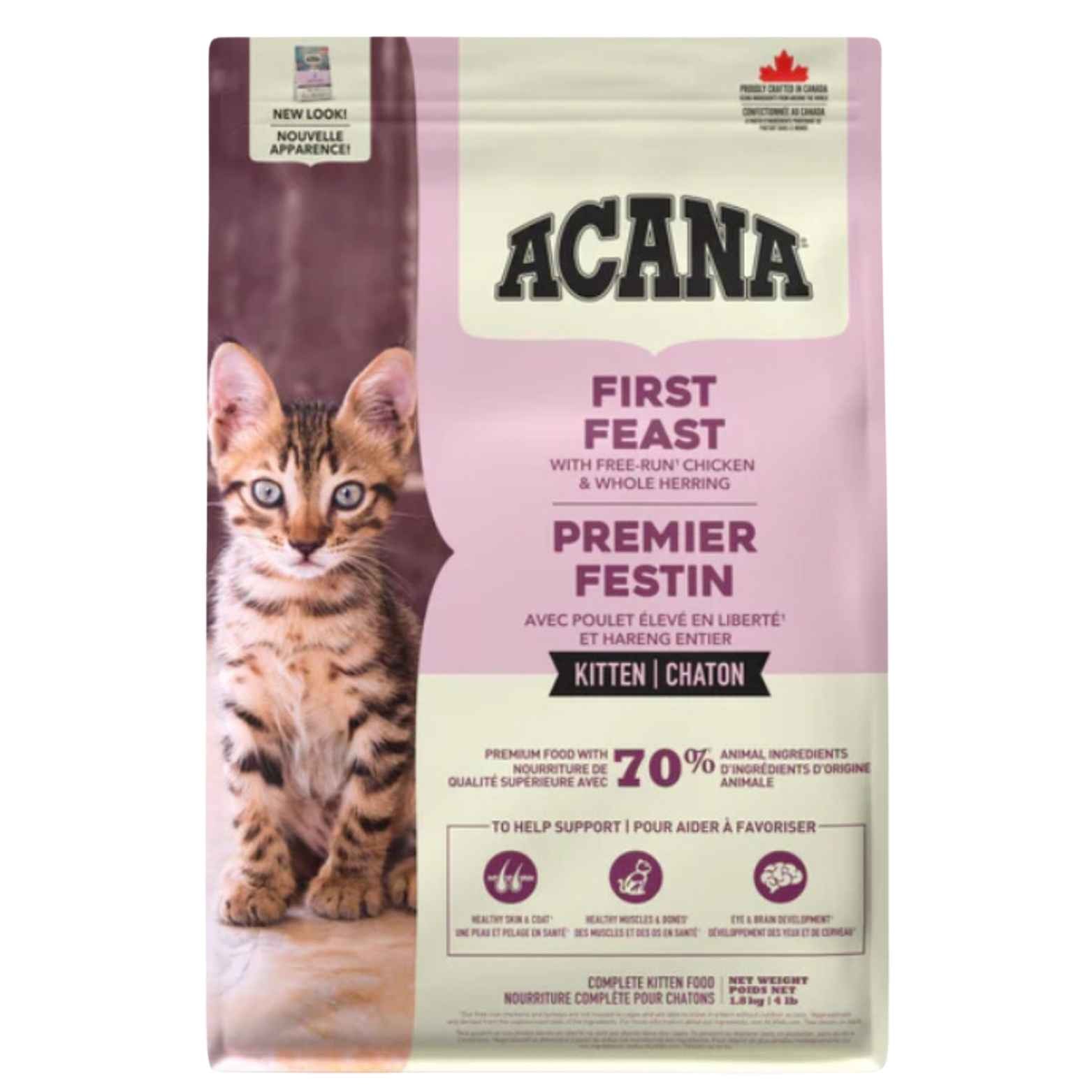 Acana Cat Highest Protein Kitten 4Lb/1.8Kg