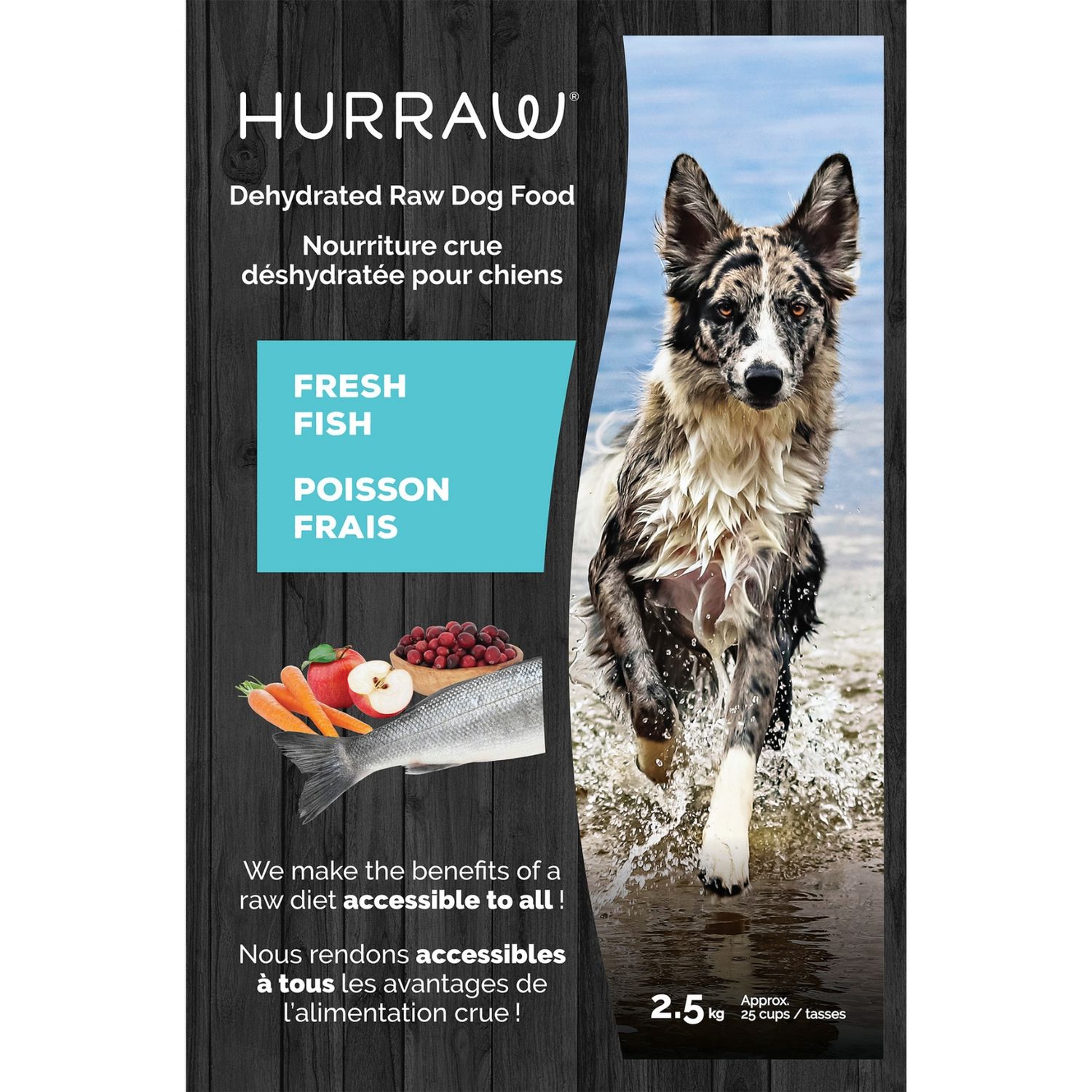Hurraw Dehydrated Raw Fish 5.5Lb/2.5Kg