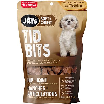 Jay'S Tidbits Hip And Joint Liver & Peanut Butter 200G/7Oz