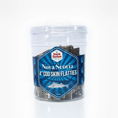This & That Snack Station Nova Scotia Cod Skin Flatties 4"