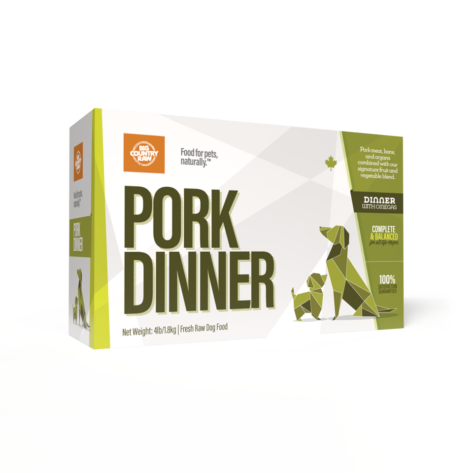 Big Country Raw Pork Dinner 4Lb/1.8Kg