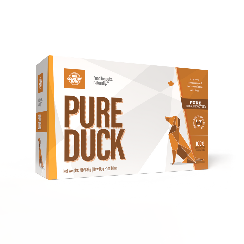 Big Country Raw Pure Duck 4Lb/1.8Kg