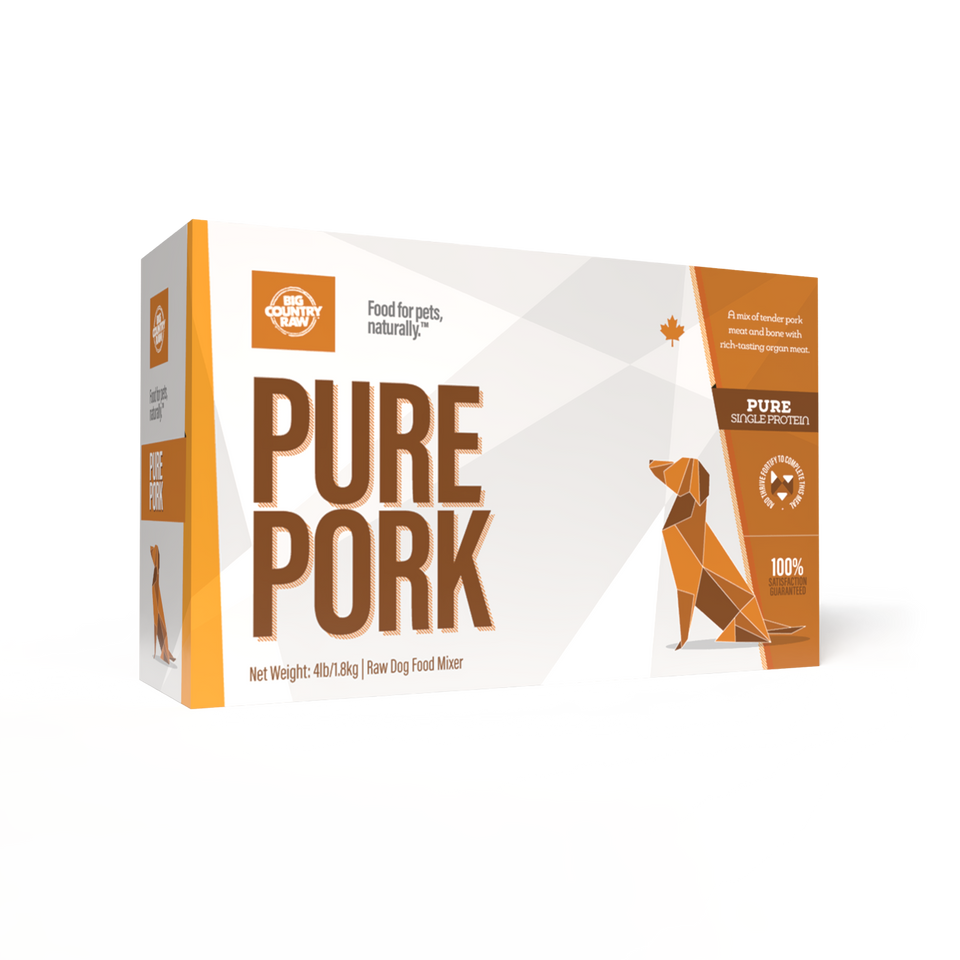 Big Country Raw Pure Pork 4Lb/1.8Kg