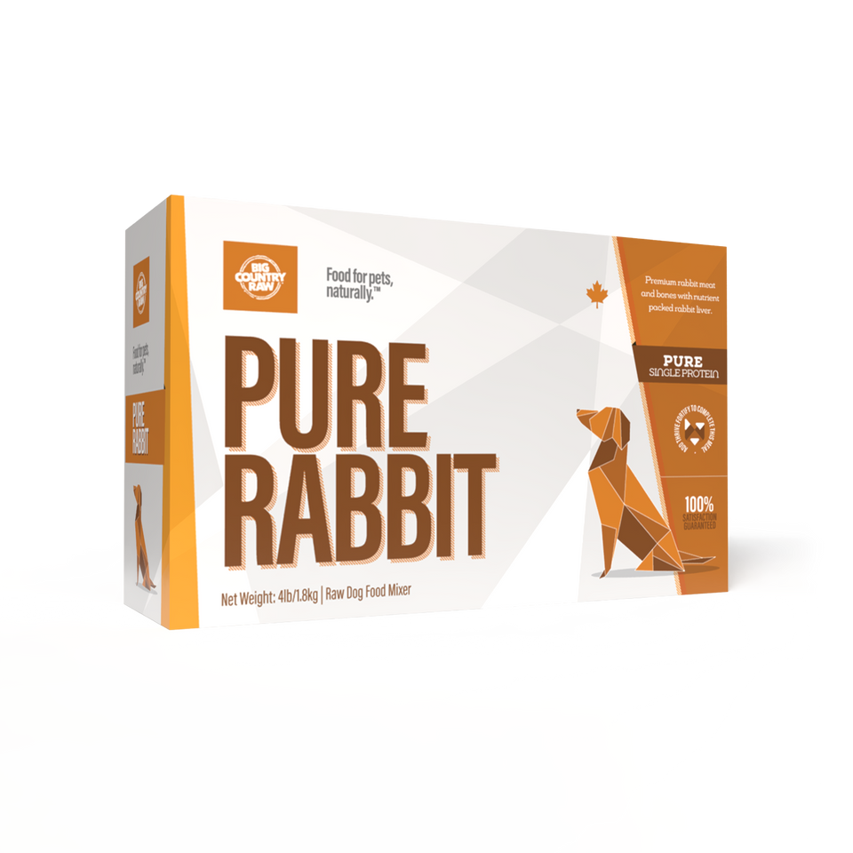 Big Country Raw Pure Rabbit 4Lb/1.8Kg