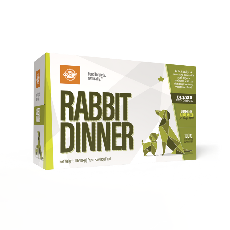 Big Country Raw Rabbit Dinner 4Lb