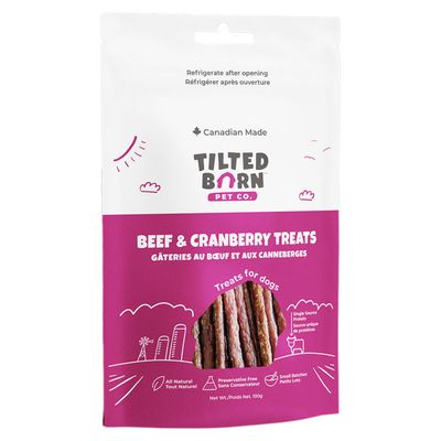 Tilted Barn Beef & Cranberry Treats 100G
