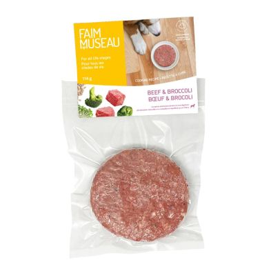 Faim Museau Trail Size Cooking Recipe Beef & Broccoli 1 Medallion 114G